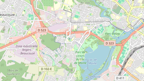 Carte de localisation de l'évènement