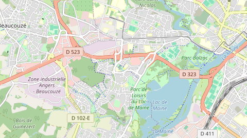 Carte de localisation de l'évènement
