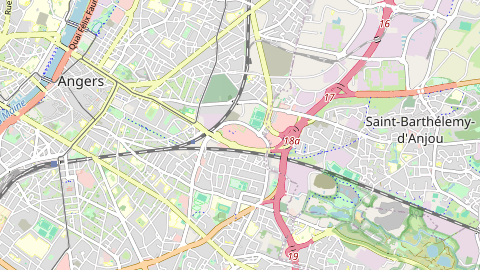 Carte de localisation de l'évènement