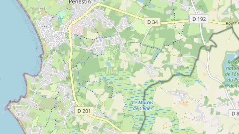 Carte de localisation de l'évènement