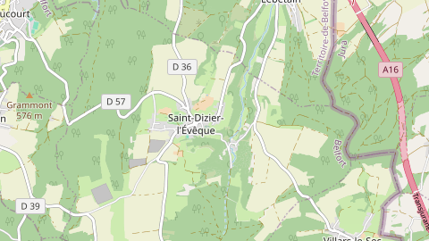 Carte de localisation de l'évènement