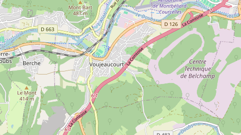 Carte de localisation de l'évènement