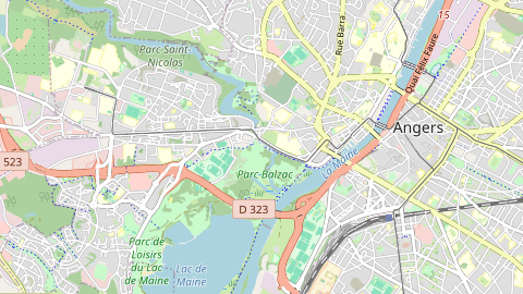 Carte de localisation de l'évènement