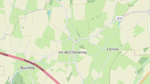 Carte de localisation de l'évènement