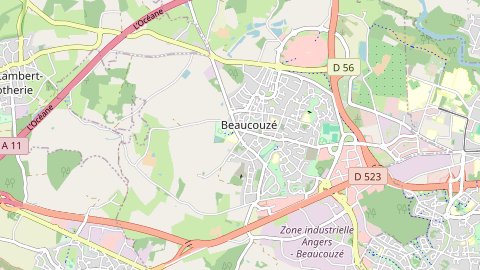 Carte de localisation de l'évènement