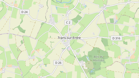 Carte de localisation de l'évènement