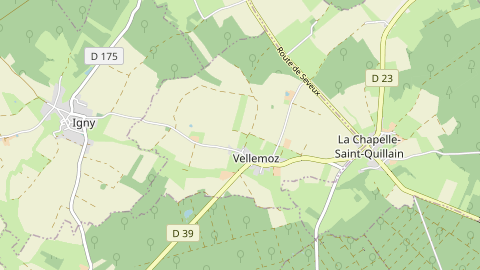 Carte de localisation de l'évènement