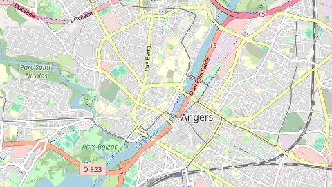 Carte de localisation de l'évènement