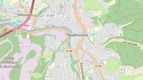 Carte de localisation de l'évènement