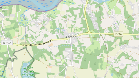 Carte de localisation de l'évènement