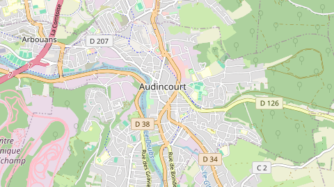 Carte de localisation de l'évènement