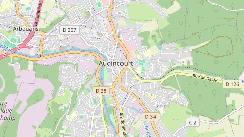 Carte de localisation de l'évènement