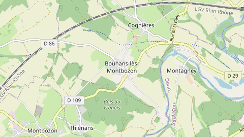 Carte de localisation de l'évènement