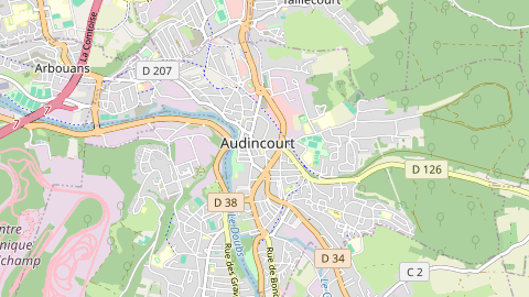 Carte de localisation de l'évènement