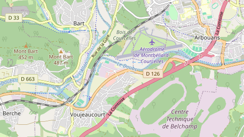 Carte de localisation de l'évènement
