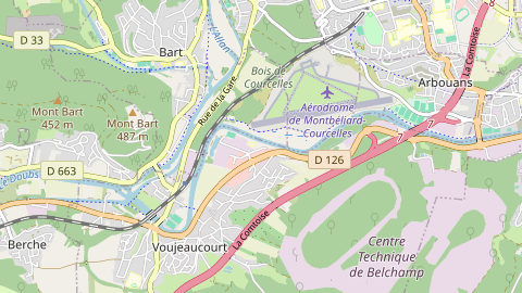 Carte de localisation de l'évènement