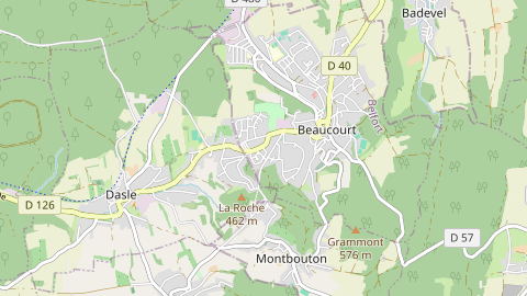 Carte de localisation de l'évènement