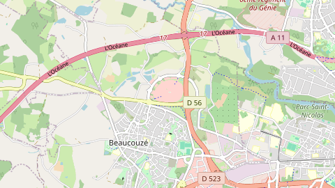 Carte de localisation de l'évènement