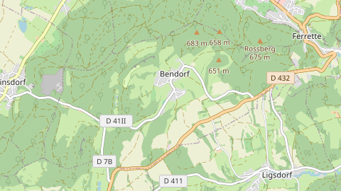 Carte de localisation de l'évènement