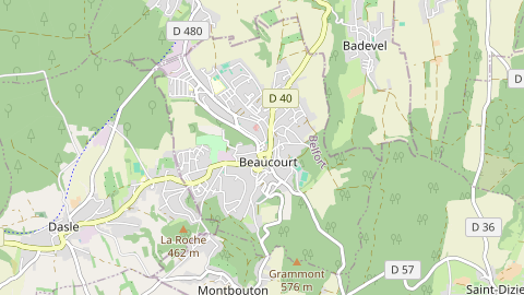 Carte de localisation de l'évènement