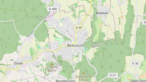 Carte de localisation de l'évènement