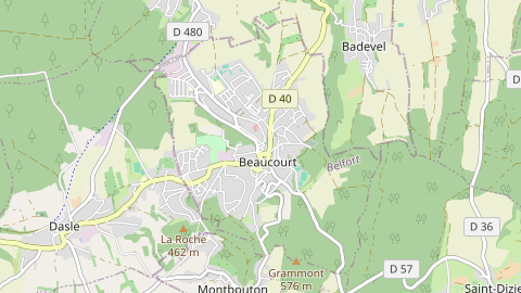 Carte de localisation de l'évènement