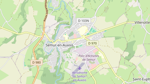 Carte de localisation de l'évènement