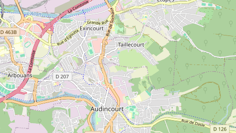 Carte de localisation de l'évènement