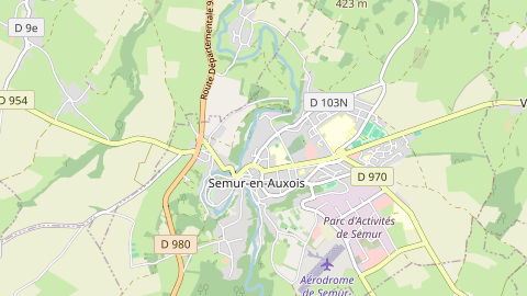 Carte de localisation de l'évènement