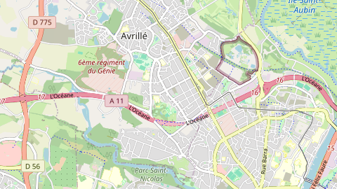 Carte de localisation de l'évènement