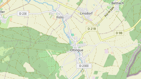 Carte de localisation de l'évènement