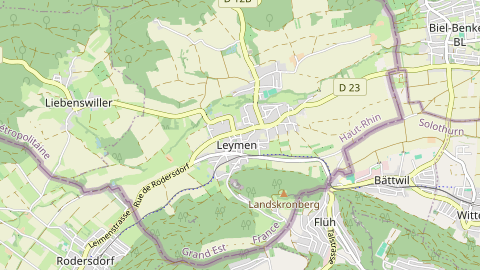 Carte de localisation de l'évènement