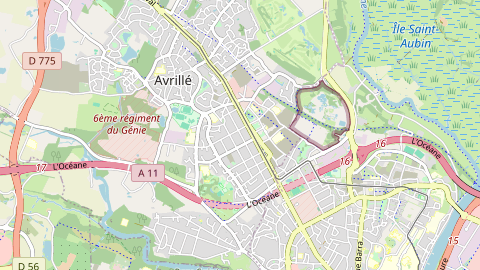 Carte de localisation de l'évènement