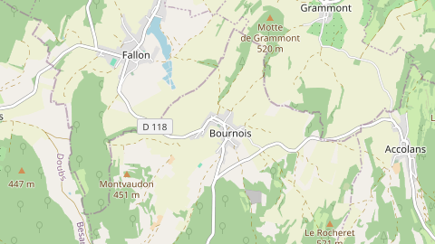 Carte de localisation de l'évènement