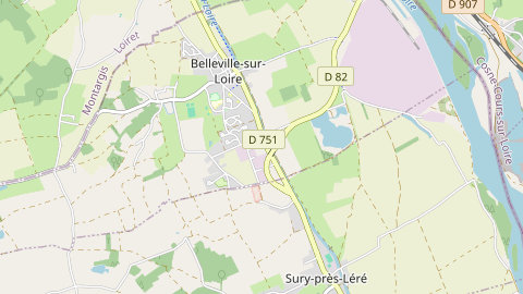 Carte de localisation de l'évènement