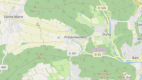 Carte de localisation de l'évènement