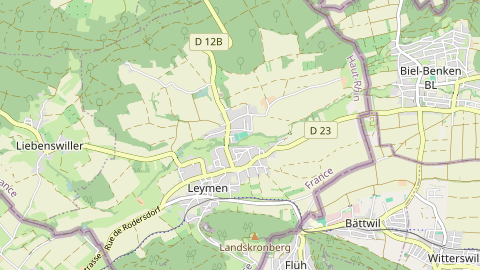 Carte de localisation de l'évènement