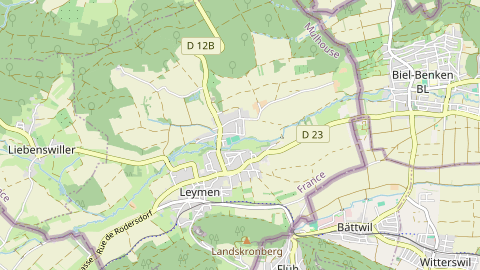 Carte de localisation de l'évènement