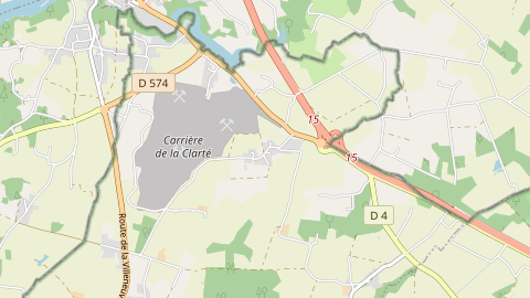 Carte de localisation de l'évènement