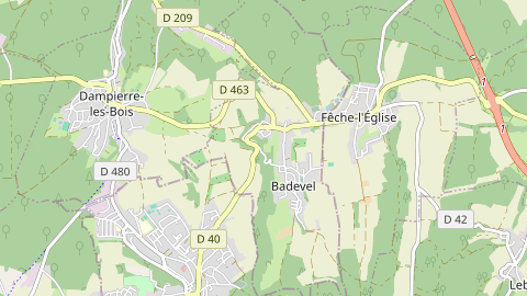 Carte de localisation de l'évènement