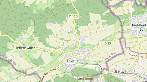 Carte de localisation de l'évènement