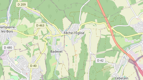 Carte de localisation de l'évènement