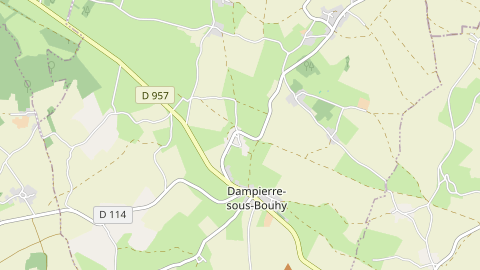 Carte de localisation de l'évènement