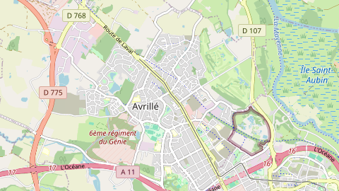 Carte de localisation de l'évènement