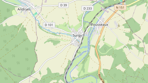 Carte de localisation de l'évènement