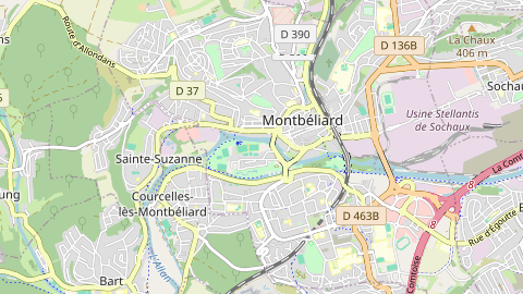 Carte de localisation de l'évènement