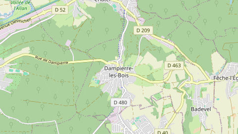 Carte de localisation de l'évènement