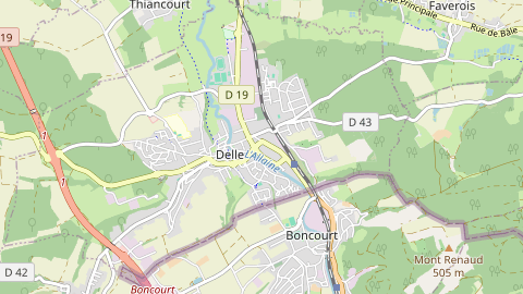 Carte de localisation de l'évènement
