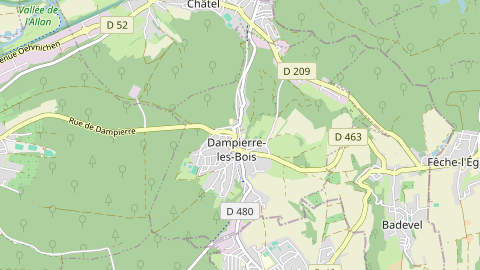 Carte de localisation de l'évènement