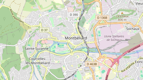 Carte de localisation de l'évènement